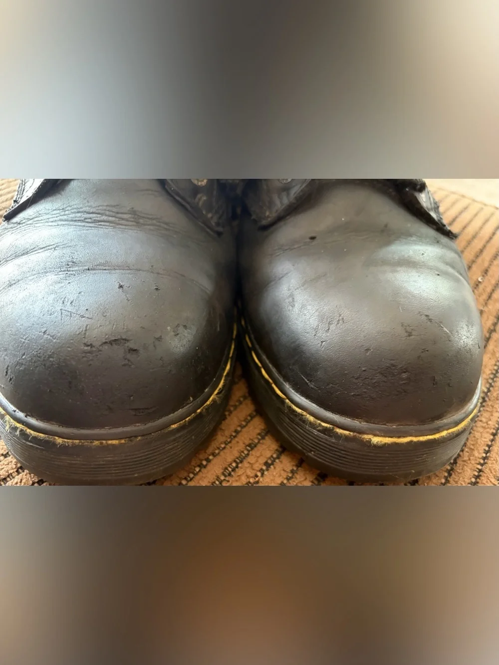 Dr. Martens Winch Steel Toe Work Boots mens size 11 black slip resistant